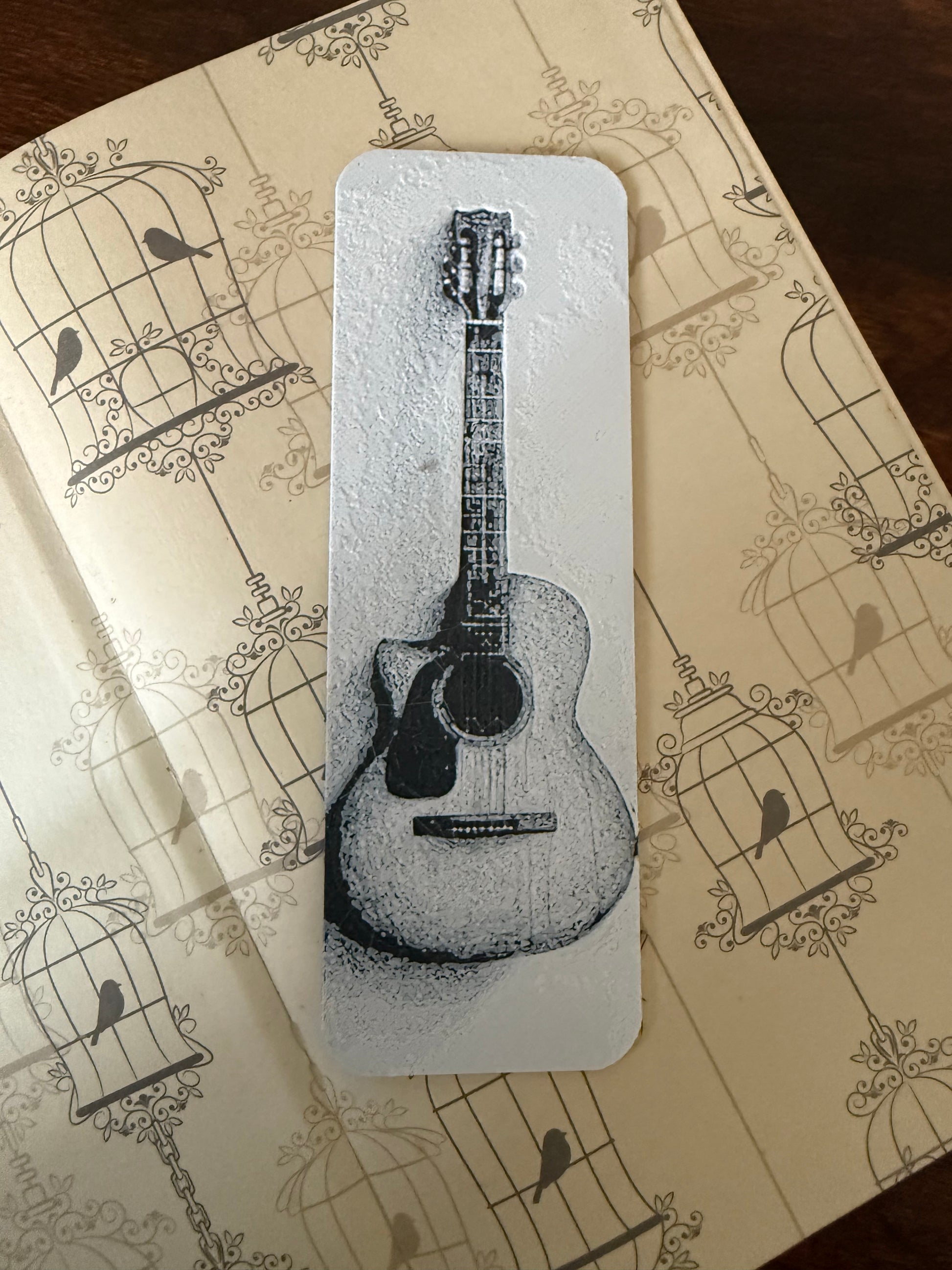 music lovers bookmark | guitar