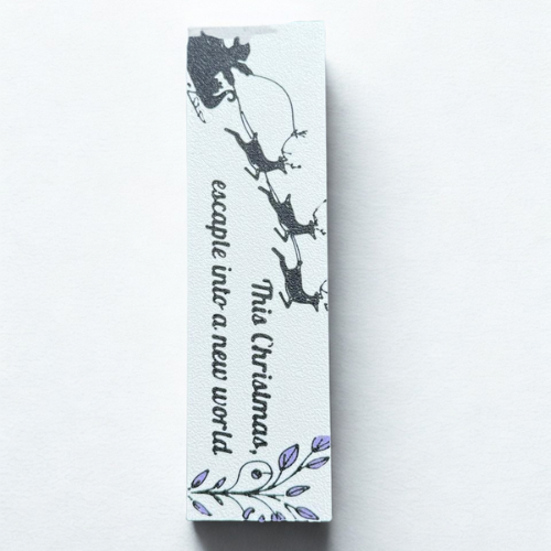 Santa Sleigh Christmas Bookmark