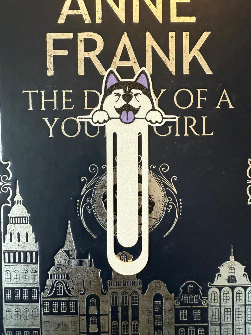 cute husky Bookmark . Angle 2