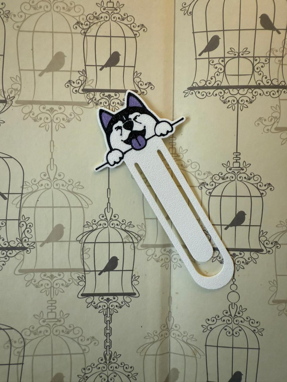 cute husky Bookmark . Angle 3