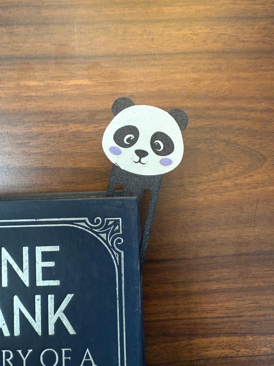 Cute Panda Bookmark for Book Lovers | Premium Textured Finish