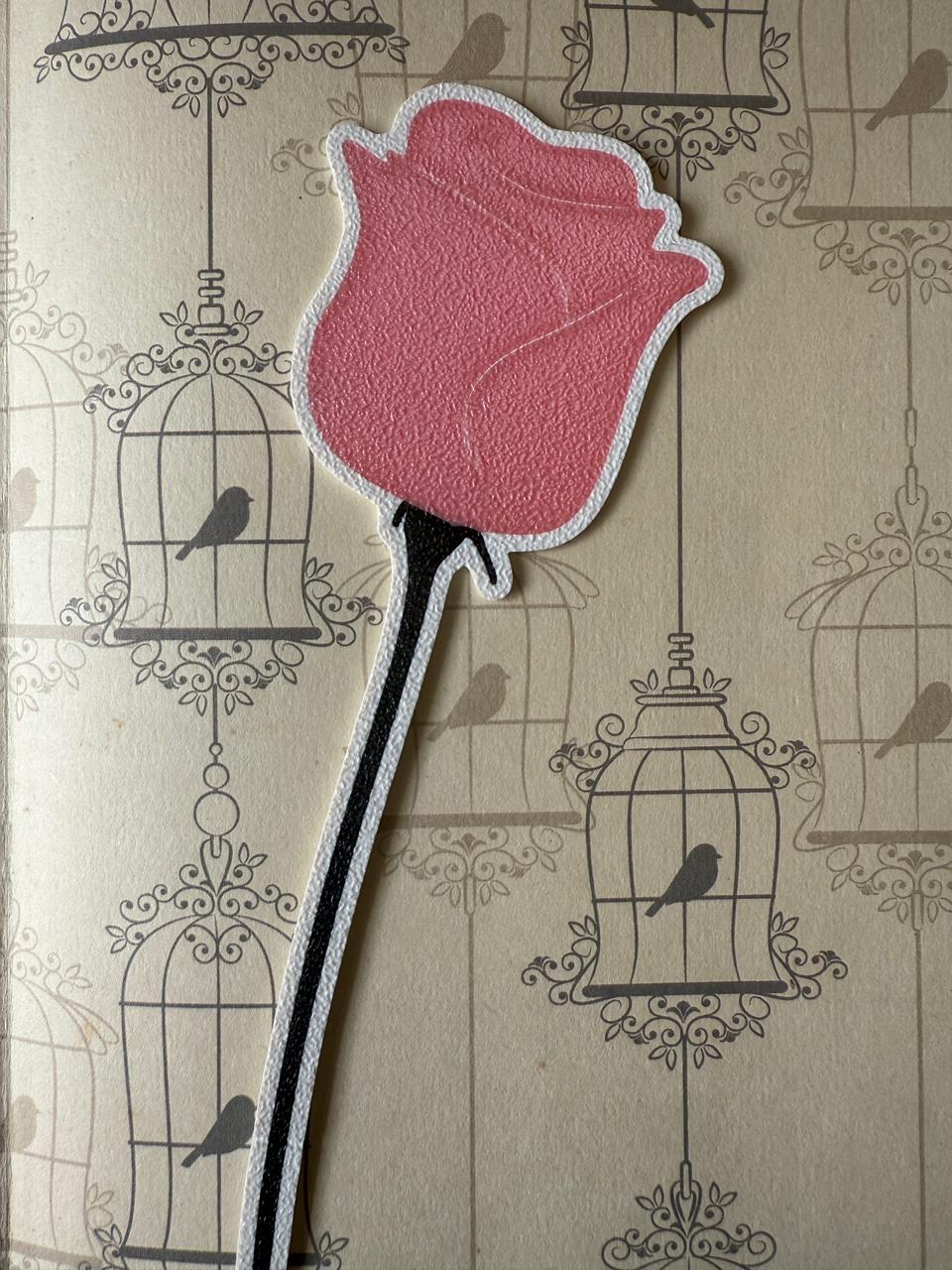 Pink Rose bookmark